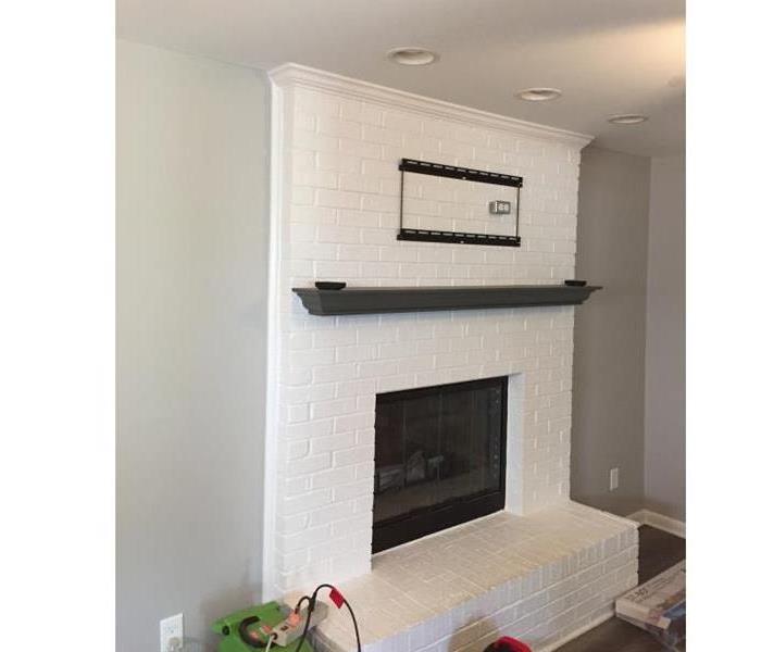 Remodeled fire place 