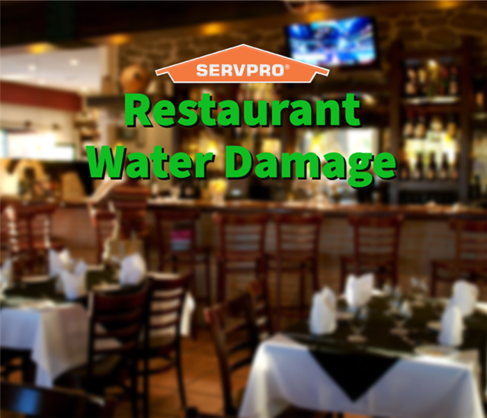 A restaurant that had water damage in Atlanta 