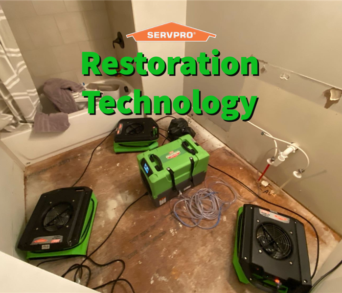SERVPRO restoration technology in action